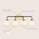 preview thumbnail 49 of 154, JONATHAN Y Bevin Contemporary Transitional Iron/Glass LED Vanity Light