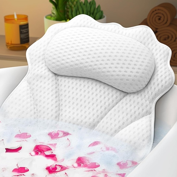 Bath Pillow Ergonomic Luxury Bathtub Pillow - Bed Bath & Beyond