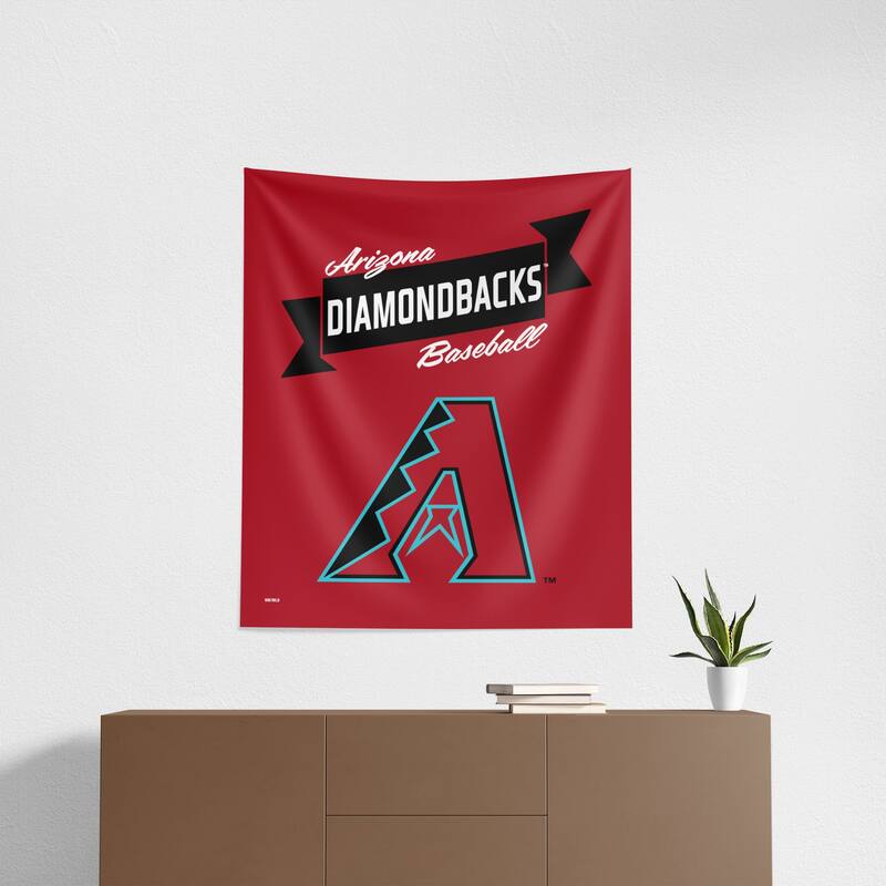 MLB Premium Diamondbacks Printed Wall Hanging - 34"x40"