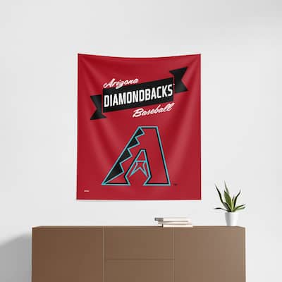MLB Premium Diamondbacks Printed Wall Hanging - 34"x40"