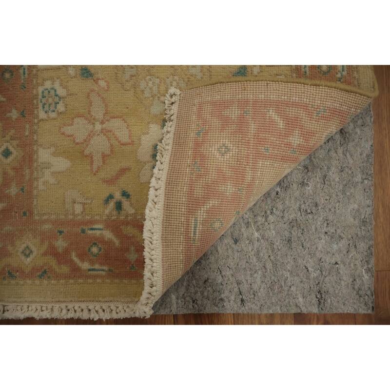Hand Knotted Oriental 100% Wool Carpet Traditional All-Over Brown Ziegler Area Rug - 3' 1'' X 1' 11''