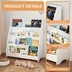 preview thumbnail 14 of 12, Durable Kids' Bookshelf with 4 Tiers Display Shelves