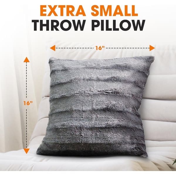 dimension image slide 45 of 59, Cheer Collection Decorative Throw Pillows for Couch & Bed (Set of 2)