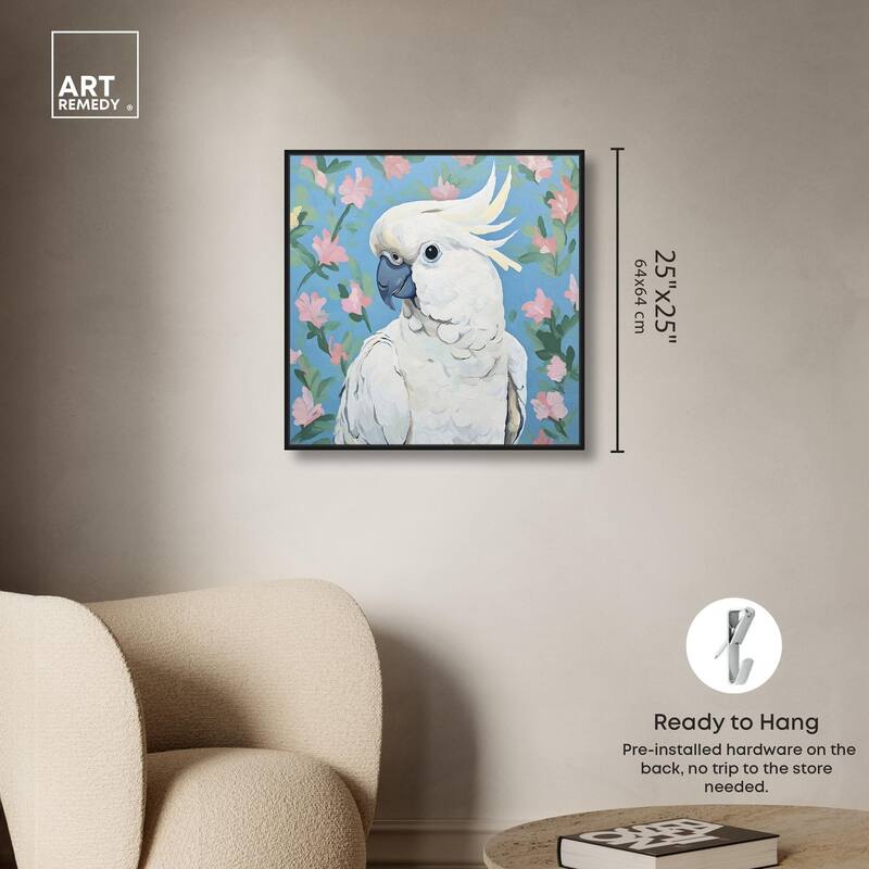 White Cockatoo I Canvas by Art Remedy