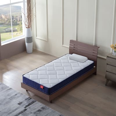 6 Inch Twin Mattress, Foam And Spring Hybrid Mattress In A Box,Medium Soft,Certipur-Us Certified