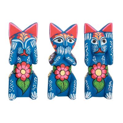 Novica Handmade See Wood Figurines