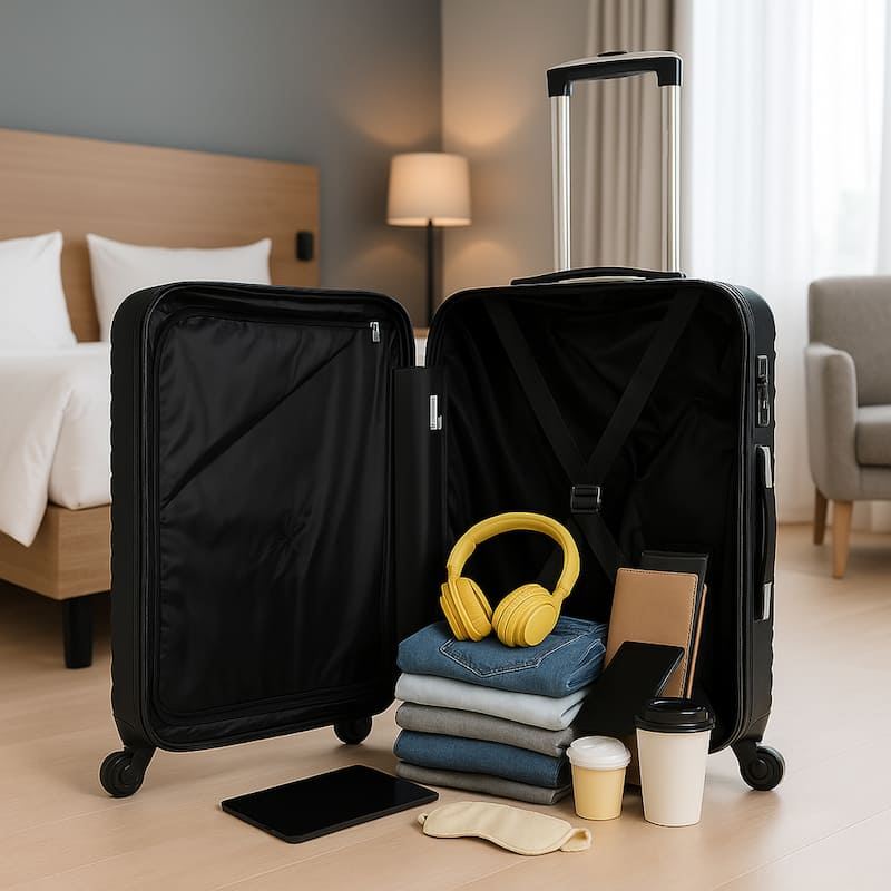 Craft Hardside 28-Inch Chequed Lightweight Spinner Luggage