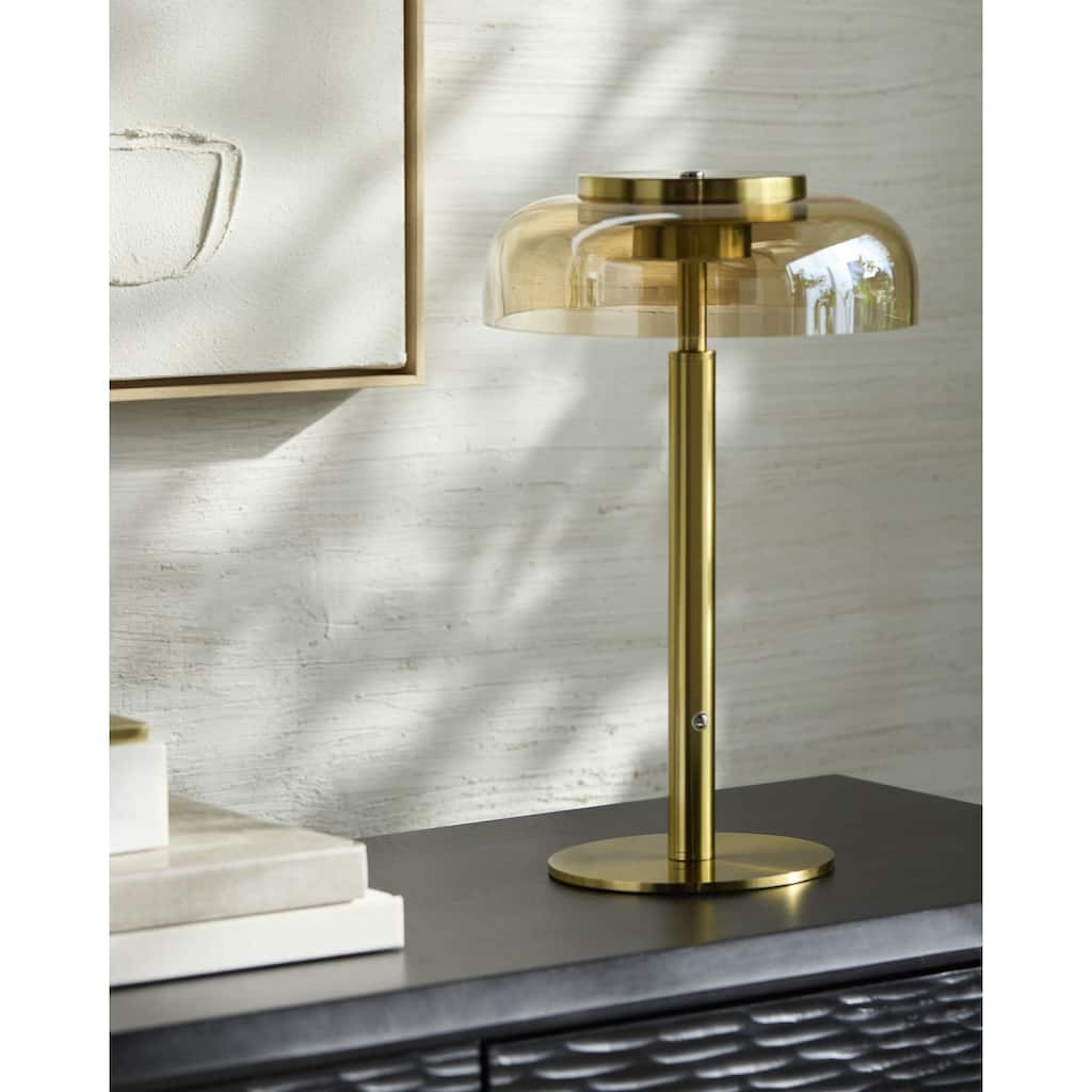 Livabliss Velora Modern Accent Table Lamp - 14"H x 9"W x 9"D