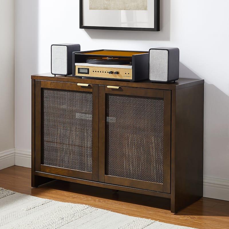 Crosley Kenji Record Storage Media Console