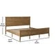 preview thumbnail 14 of 36, Solid Wood Platform Bed Frame with Headboard and Footboard
