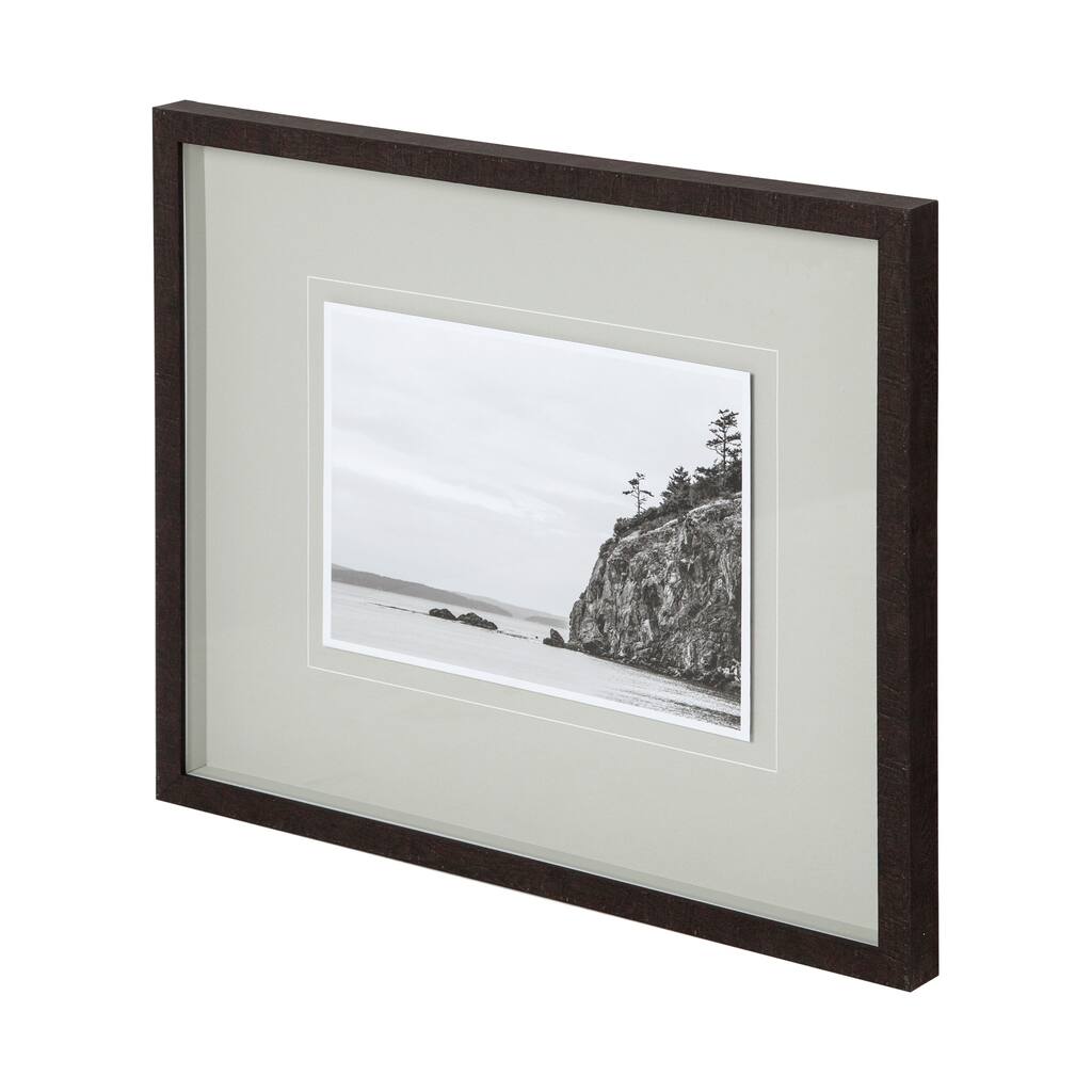 Rocky Cliffs, Rosario Beach Framed Art Print
