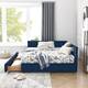 Option Dark Blue with Drawers
