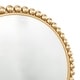 preview thumbnail 9 of 9, CosmoLiving by Cosmopolitan Metal Wall Mirror with Bead Detailing - Gold or Silver