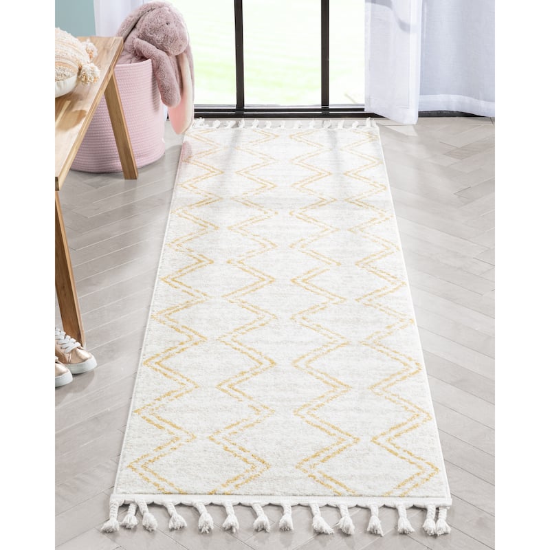 Well Woven Kennedy Reeve Modern Chevron Pattern Area Rug