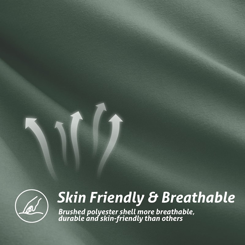 JEAREY Ultra-Lightweight Reversible All-Season Comforter, Cooling Down Alternative Duvet Inserts