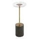 preview thumbnail 4 of 6, Uttermost Kaufman Crystal Accent Table
