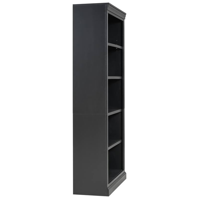 83.4" Tall Wood Bookcase, 5-Tier Bookshelves with Adjustable Storage Shelves, Storage Shelves for Living Room,Home Office