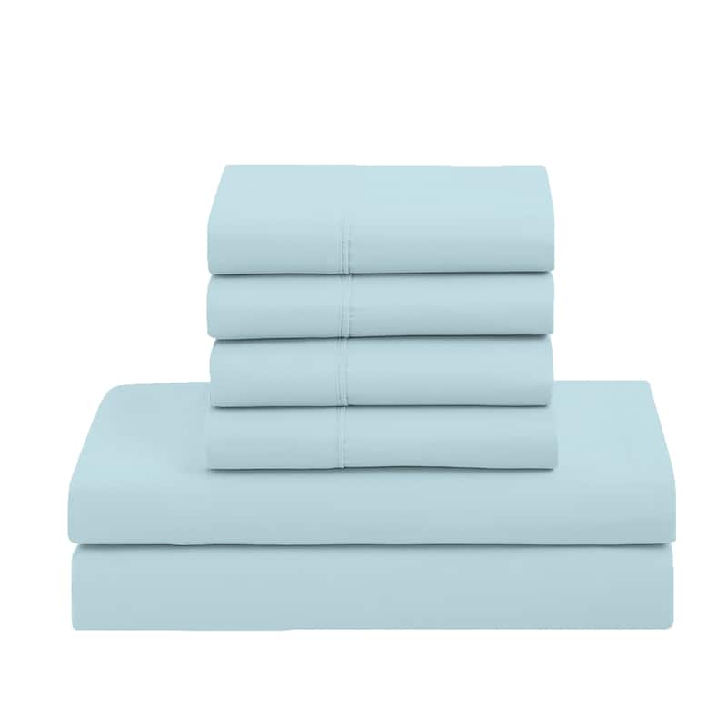Sweet Home Collection Luxury Solid Bed-In-a-Bag with Sheet Set