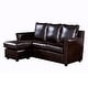 preview thumbnail 13 of 17, Furniture of America Golt Contemporary Upholstered L-shaped Sectional