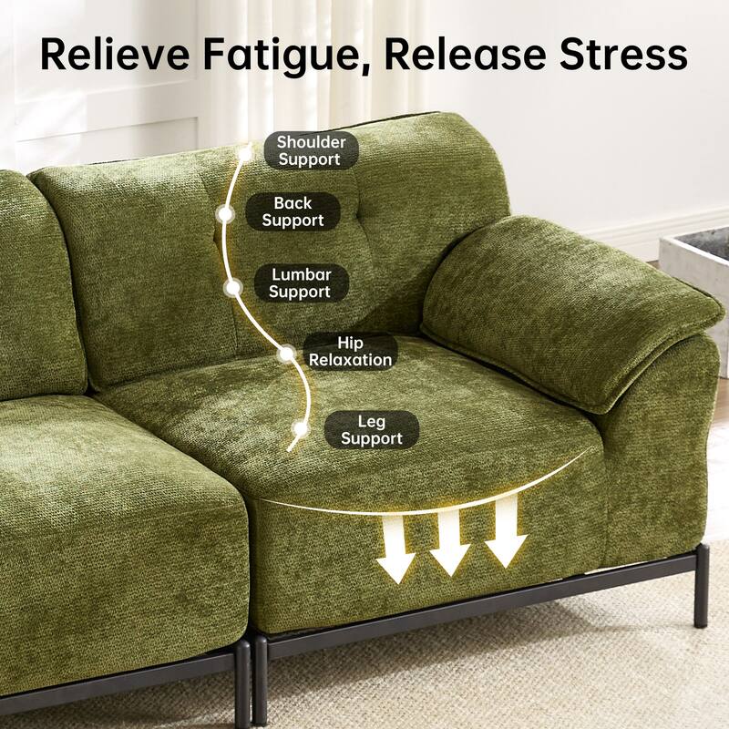 Upholstered Modular Sectional Sofa