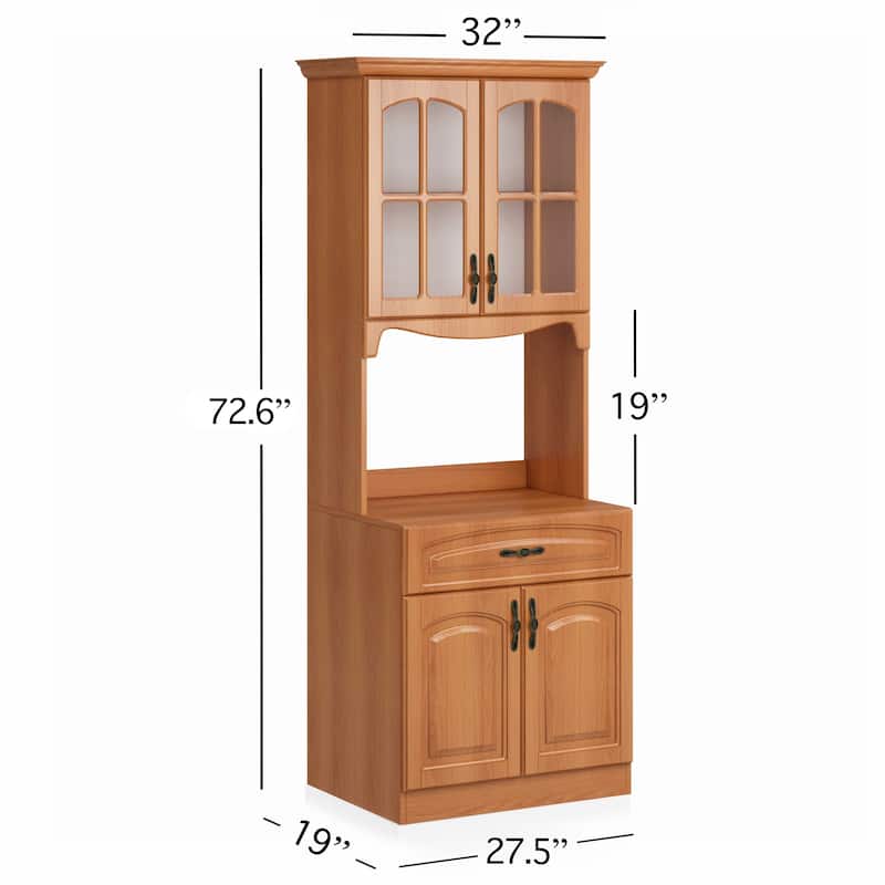 Living Skog Galiano 73'' Pantry Kitchen Storage Bed Bath
