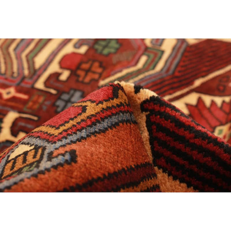 Teimani Red Rug 2'9" x 4'5" - 2'9 x 4'5