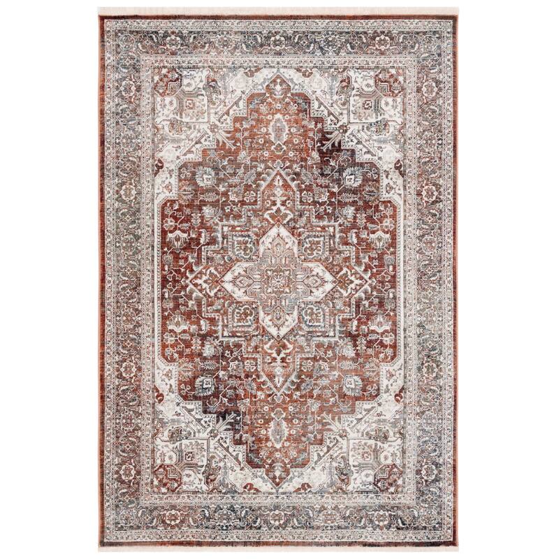 SAFAVIEH Vintage Persian Yuliia Rug - 5'3" x 7'7" - Red/Ivory