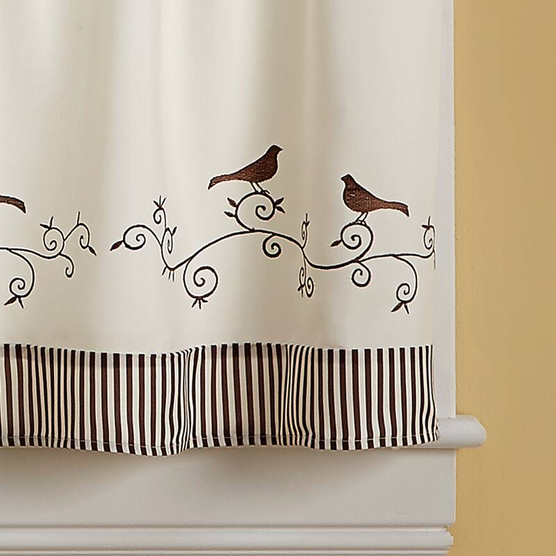 CHF Birds Valance, Swag & Tier Pair Curtain Collection