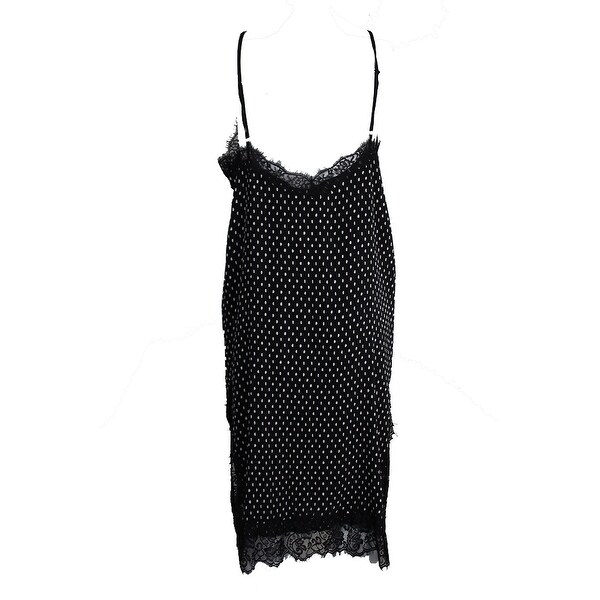 free people black polka dot dress