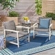 preview thumbnail 13 of 28, Hampton Outdoor Wood/Wicker Club Chair (Set of 2) by Christopher Knight Home grey/mixed black