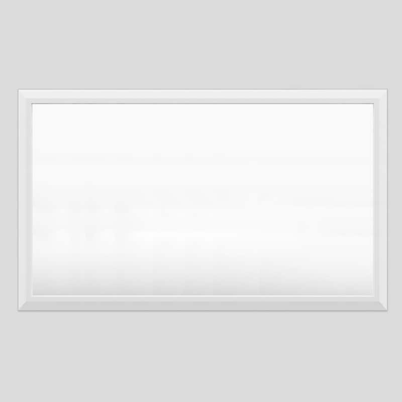 KIOTEE Full size Metal Bathroom Mirror with 5-Year Warranty