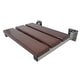 preview thumbnail 4 of 2, Chaise 19" x 16" Wall Mount Folding Shower Seat