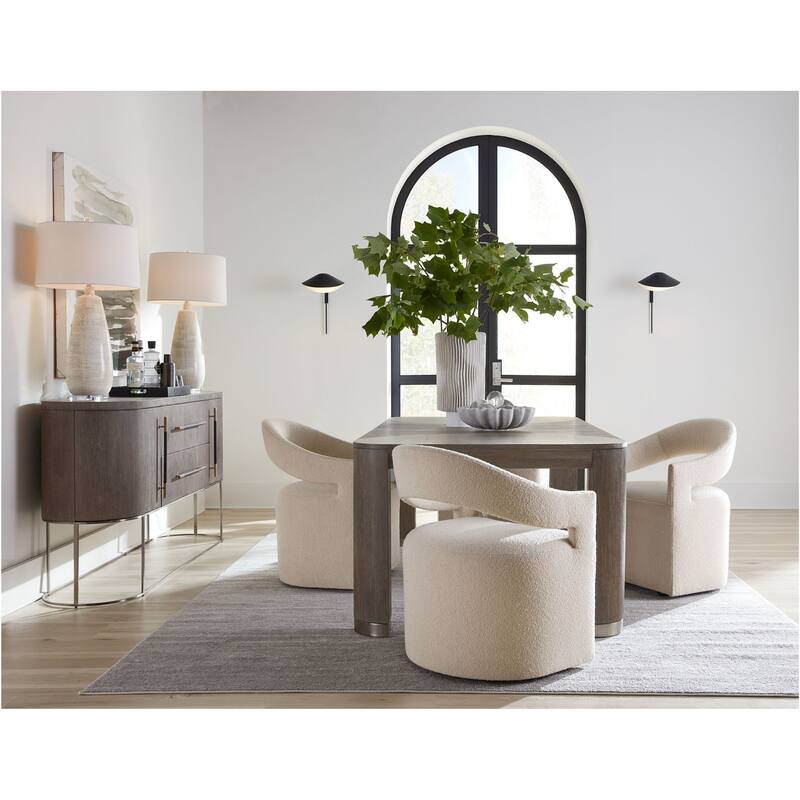 Hooker Furniture 6850-75907 Modern Mood 76" Wide Oak and Metal Buffet