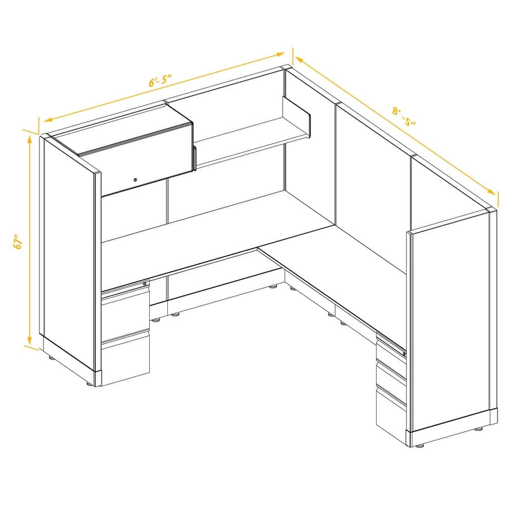Office Cubicles 67H Non Powered