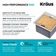 preview thumbnail 112 of 137, KRAUS Kore Workstation Drop-In Stainless Steel Kitchen Sink