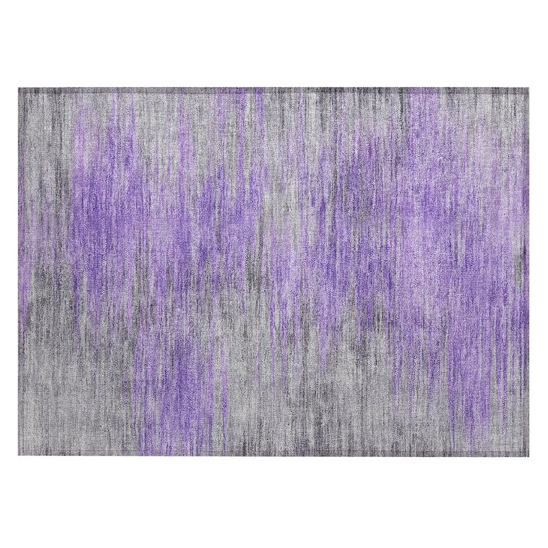 Machine Washable Indoor/ Outdoor Chantille Modern Ombre Rug