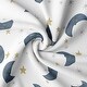 preview thumbnail 5 of 4, Sweet Jojo Designs Moon and Star Boy Girl Gender Neutral Unisex 0-6M Baby Clothes Onesies 2 Pack Set Navy Blue White Watercolor