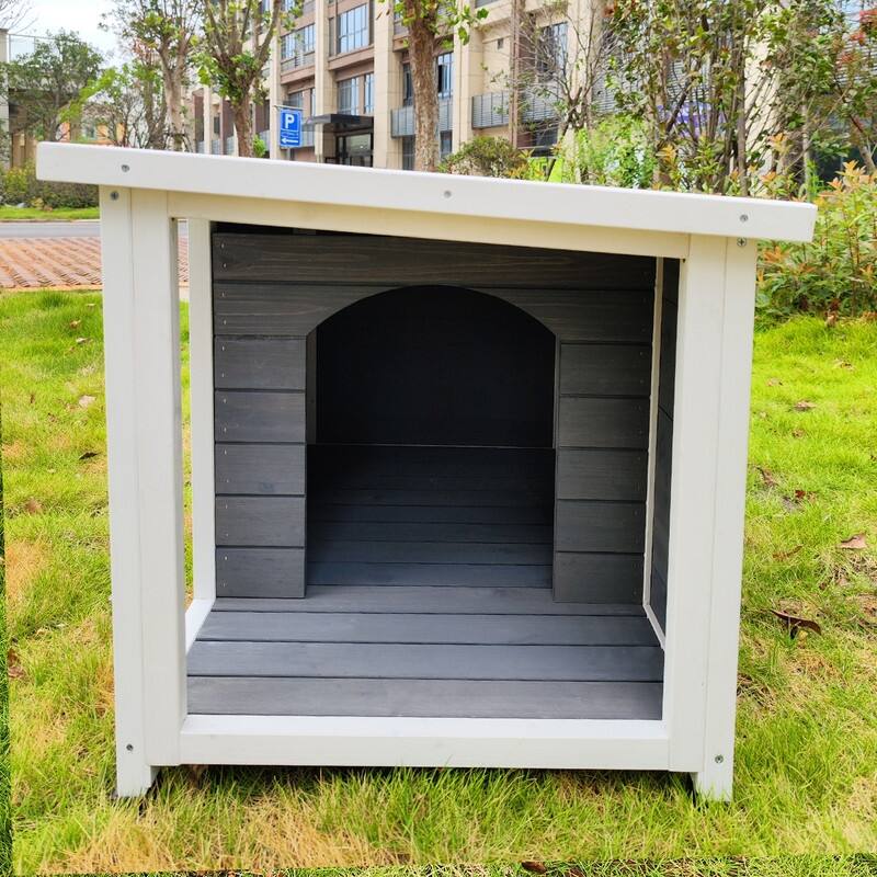 Outdoor Puppy Dog Kennel ,Waterproof Dog Cage, Wooden Dog House with