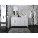 preview thumbnail 55 of 72, Ancerre Designs Aspen Bathroom Vanity Set 60" - White