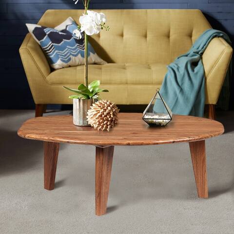 Antique Design Mango Solid Wood Origin Grain Coffee Table By ComfyStyle