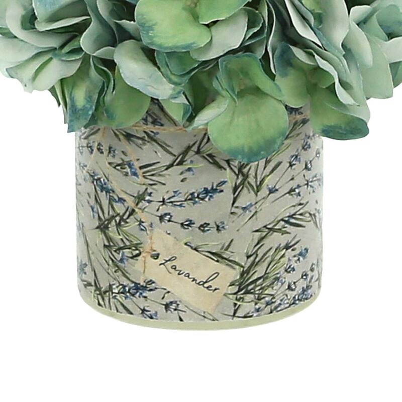 Hydrangea Arrangement in a Glass Vase
