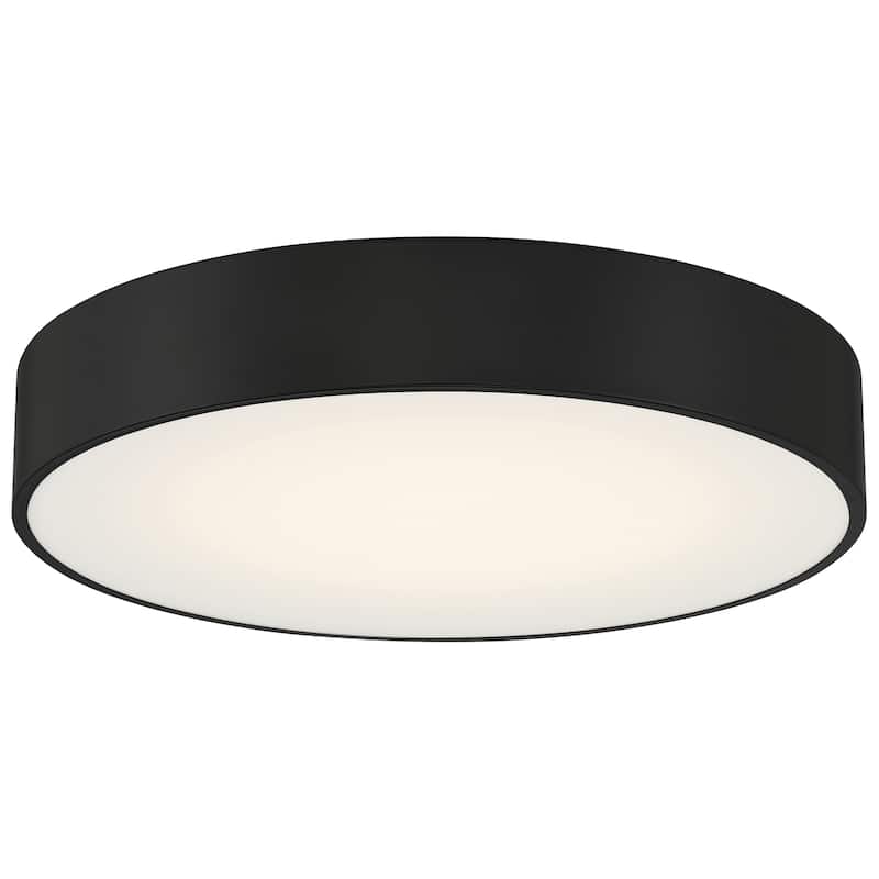 Como 21.75" LED Flush Mount - Black