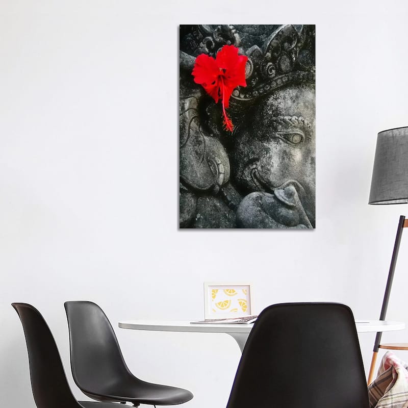 iCanvas "Ganesh Holy Hindu God Statue" by Unknown Artist Canvas Print - 40x26x1.5