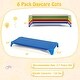 preview thumbnail 10 of 20, Costway 6 Pack Stackable Daycare Cots with Easy Lift Corners - See Details