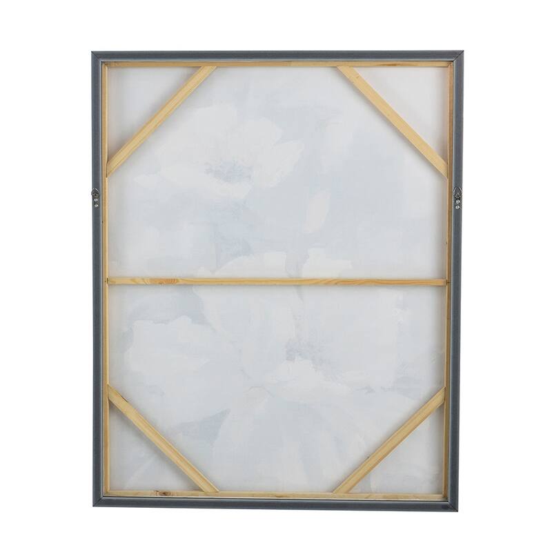 Large Rectangle Framed Wall Art Flower Canvas Print, Home Decor