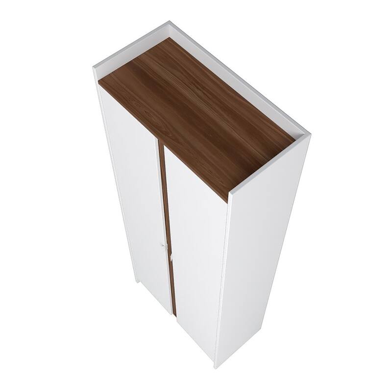 Manhattan Comfort Mid-Century Ratzer 11 Shelf Storage Cabinet