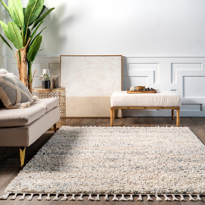 Nuloom Thelma Modern Shag Tassel Area Rug