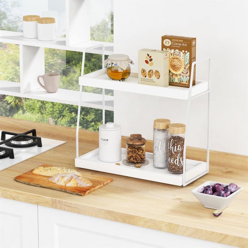 Bathroom Organizer Countertop - 6.7"D x 14.4"W x 14"H