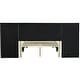 preview thumbnail 44 of 64, Full/Queen Size Upholstered Bed with Velvet Headboard and Integrated Shelves