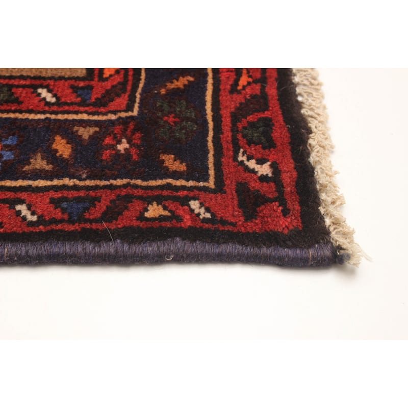 ECARPETGALLERY Hand-knotted Andelz Red Wool Rug - 3' 3" x 6' 4"
